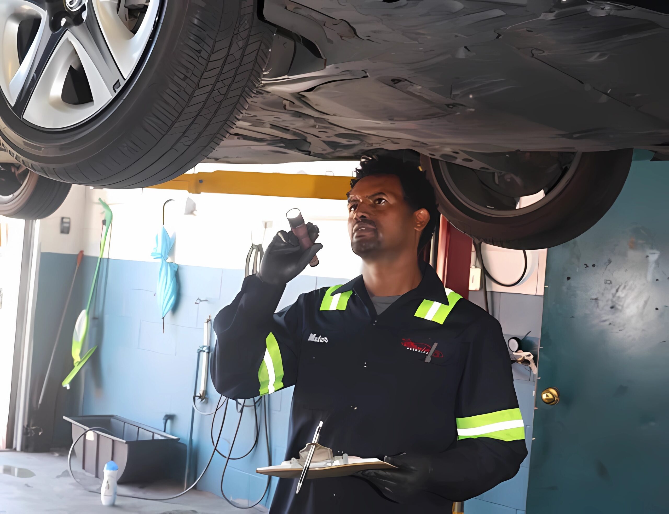 Inside the Muler Auto Repair shop